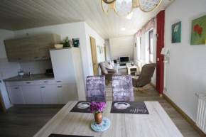 Ferienwohnung in Neudorf mit Garten und Grill und Panoramablick